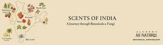 Au Naturel Mapping Scents & Rituals of India — A Botanical & Fungi Journey through India