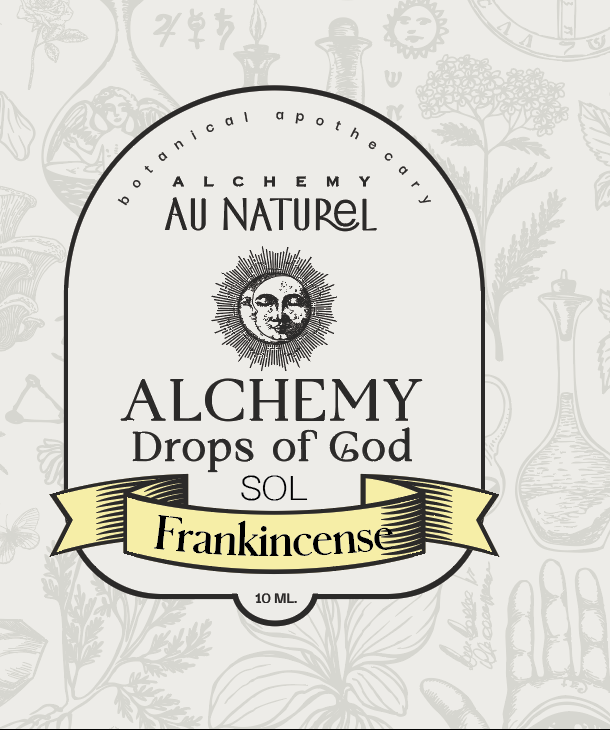 a label for alchemy drops of god