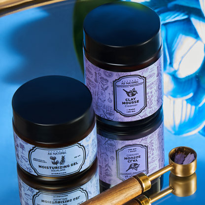 Clay Mousse + Hemp Cleanser for Combination skin